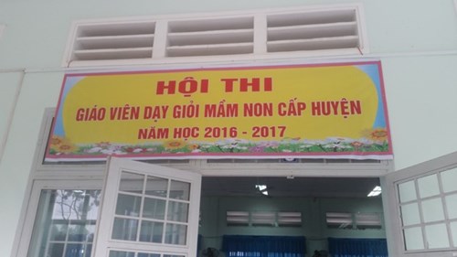 Phòng Giáo dục và Đào tạo huyện Củ Chi tổ chức Hội thi giáo viên dạy giỏi cấp huyện bậc Mầm non